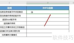 WPS Excel信息函数INFO详解