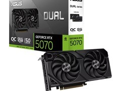 华硕Dual RTX 5070 Evo/Evo OC显卡曝光