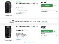 尼康新版28-75mm f/2.8镜头现身 或即将发布