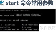 Docker start命令详解