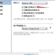 Ashampoo PDF关闭大写忽略方法