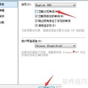 Ashampoo PDF关闭大写忽略方法