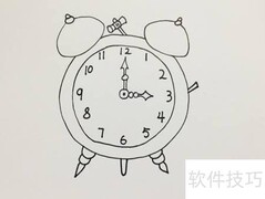 兔子小闹钟绘画教程