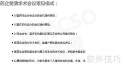 医药CSO学术会议操作指南