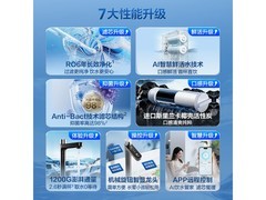 海尔1200G大通量净水器直降600元