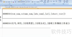 Excel中ADDRESS函数详解