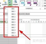 Project基线样式设置指南