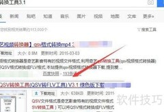 QSV转FLV格式转换方法