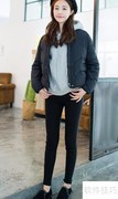 面包服短款搭配什么鞋子