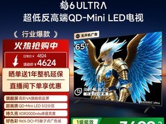 TCL雷鸟鹤6 Ultra 25款65英寸MiniLED电视钜惠