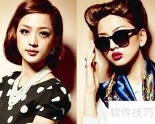 50年代复古盘发教程
