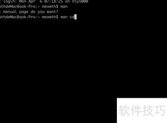 Shell中man命令使用指南