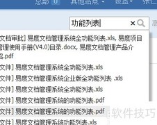 易度文档系统毫秒搜索