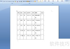 Word表格与文本互转技巧