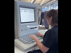 加州计算机博物馆展出放大版Macintosh Plus巨无霸，致敬苹果五十周年
