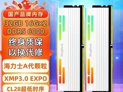金百达DDR5星刃内存6000MHz