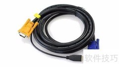 8口LCD KVM配线长度