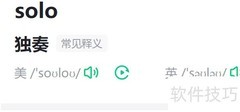 solo的含义解析