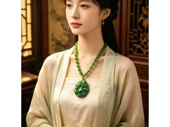限时特惠！和田玉碧玉佛公平安扣吊坠仅299元