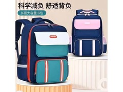 新款英伦风小学生护脊双肩书包，促销到手仅59.9元！
