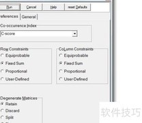 EcoSim软件C-score计算方法