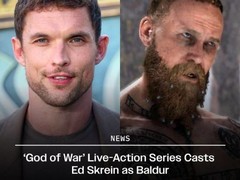 战神真人剧官宣主演：艾德·斯克林饰诅咒神巴德尔，续订第二季