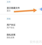 极致工具箱显示隐藏文件方法