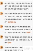 2022年4月新交规内容查询