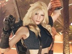 VxSapphire原创女版克劳德模组上线，四套手绘服装引爆FF7重生PC模组圈