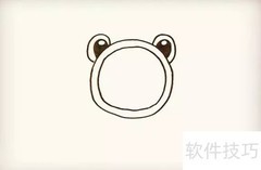 简笔画青蛙闹钟教程
