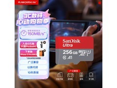 SanDisk 256GB Ultra高速Micro-SD卡