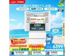 海尔大海鲸617L法式冰箱特惠