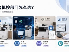 复合机按部门怎么选？四个部门需求差三个数量级，理光 A3 彩机这样配