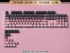 潮玩客侧刻透光键帽