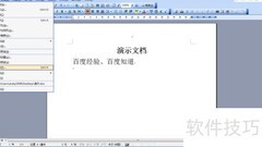 Word 2003打印为PDF/TIF