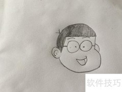 简笔画大熊动画角色