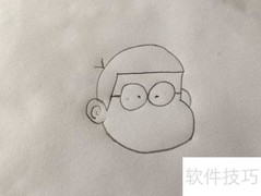 简笔画大熊动画角色