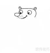 简笔画大熊：温暖可爱画法