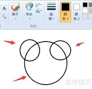 大熊毛绒玩具简笔画教程