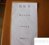 标书密封规范与操作指南