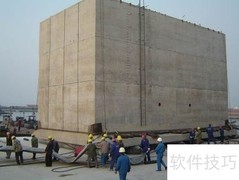 沉箱出运与安装施工