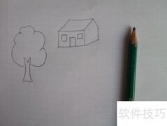 情景简笔画组合技巧