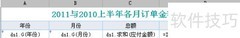 FineReport同期数据对比方法