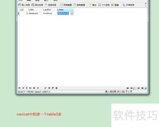 Navicat修改数据操作指南