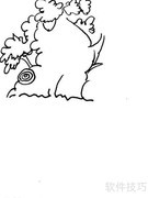 老树线描画绘制步骤