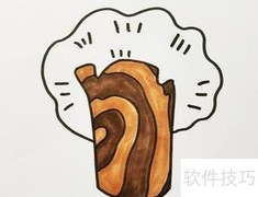 老树简笔画教程