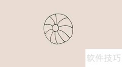 小太阳散热器简笔画教程