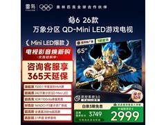 雷鸟鹤6 65英寸电视2494元