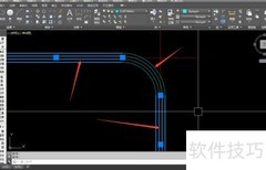 AutoCAD绘制圆弧幕墙方法