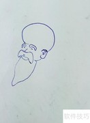 简笔画寿星老人教程